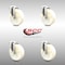 Service Caster 5 Inch 316SS Nylon Wheel Swivel Bolt Hole Caster with Total Lock Brake SCC SCC-SS316BH20S514-NYS-4 - alternate 3